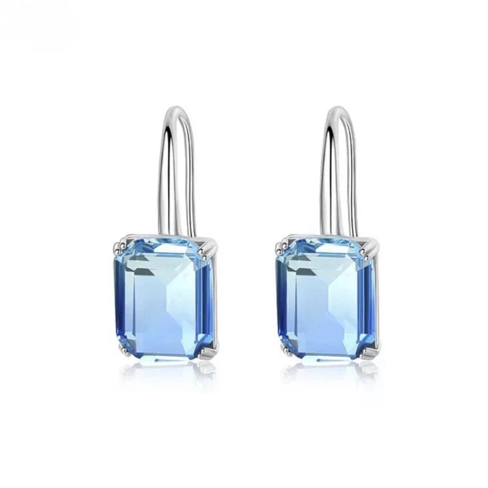 Amanda Blue Jewel Dainty Earrings